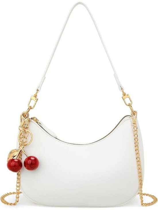 Handbags - Women's Bag white Cute Hobo Shoulder Handbags Retro Clutch Stylish Purse